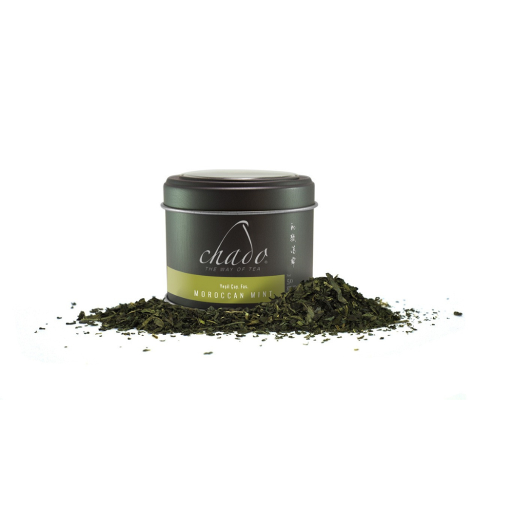Moroccan Mint Yeşil Çay - Loose Leaf Metal Kutu - Chado
